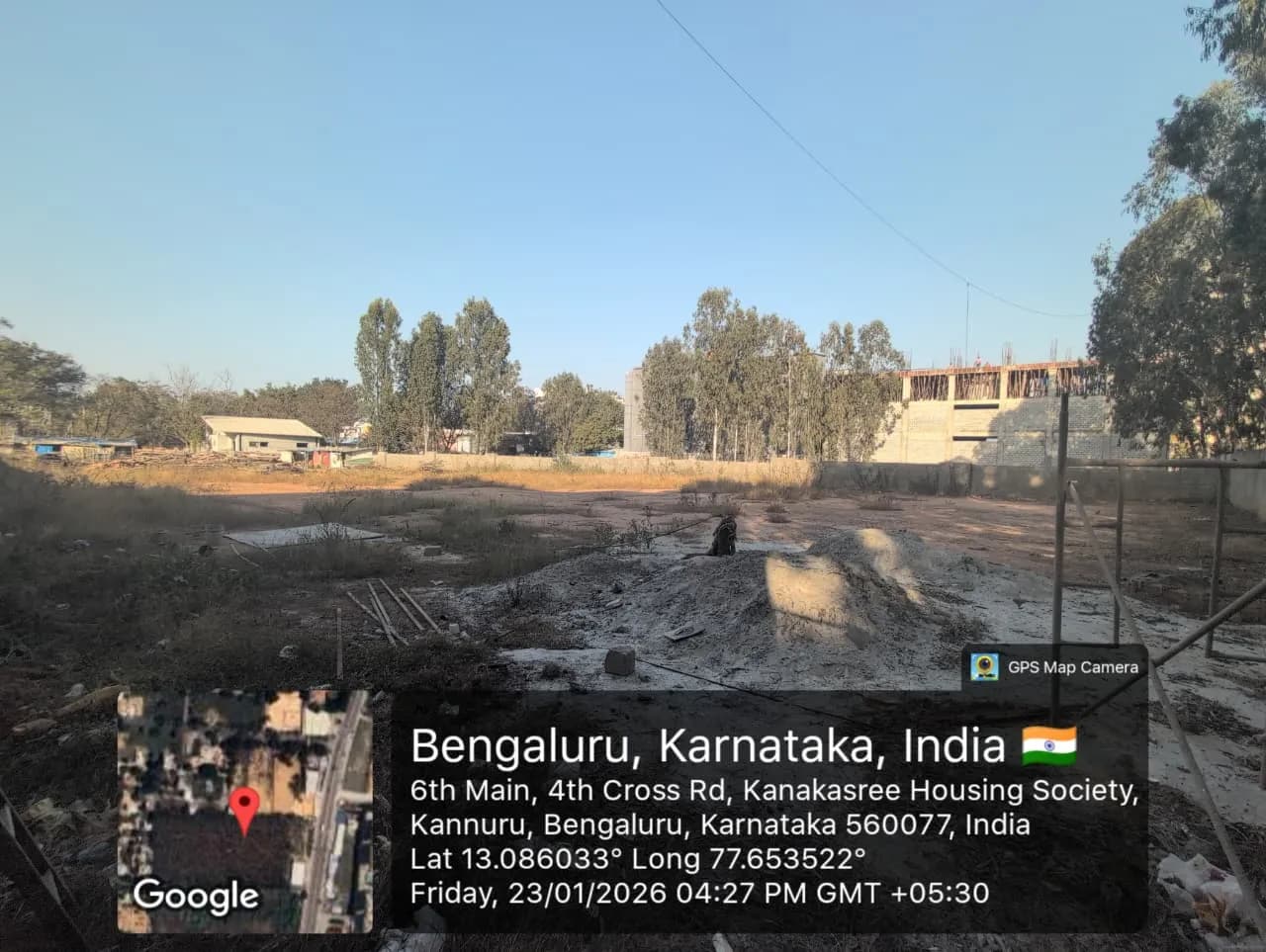 Classique Willowbell: Site photo filed with Karnataka RERA