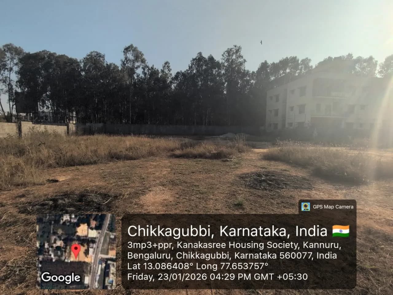 Classique Willowbell: Site photo filed with Karnataka RERA