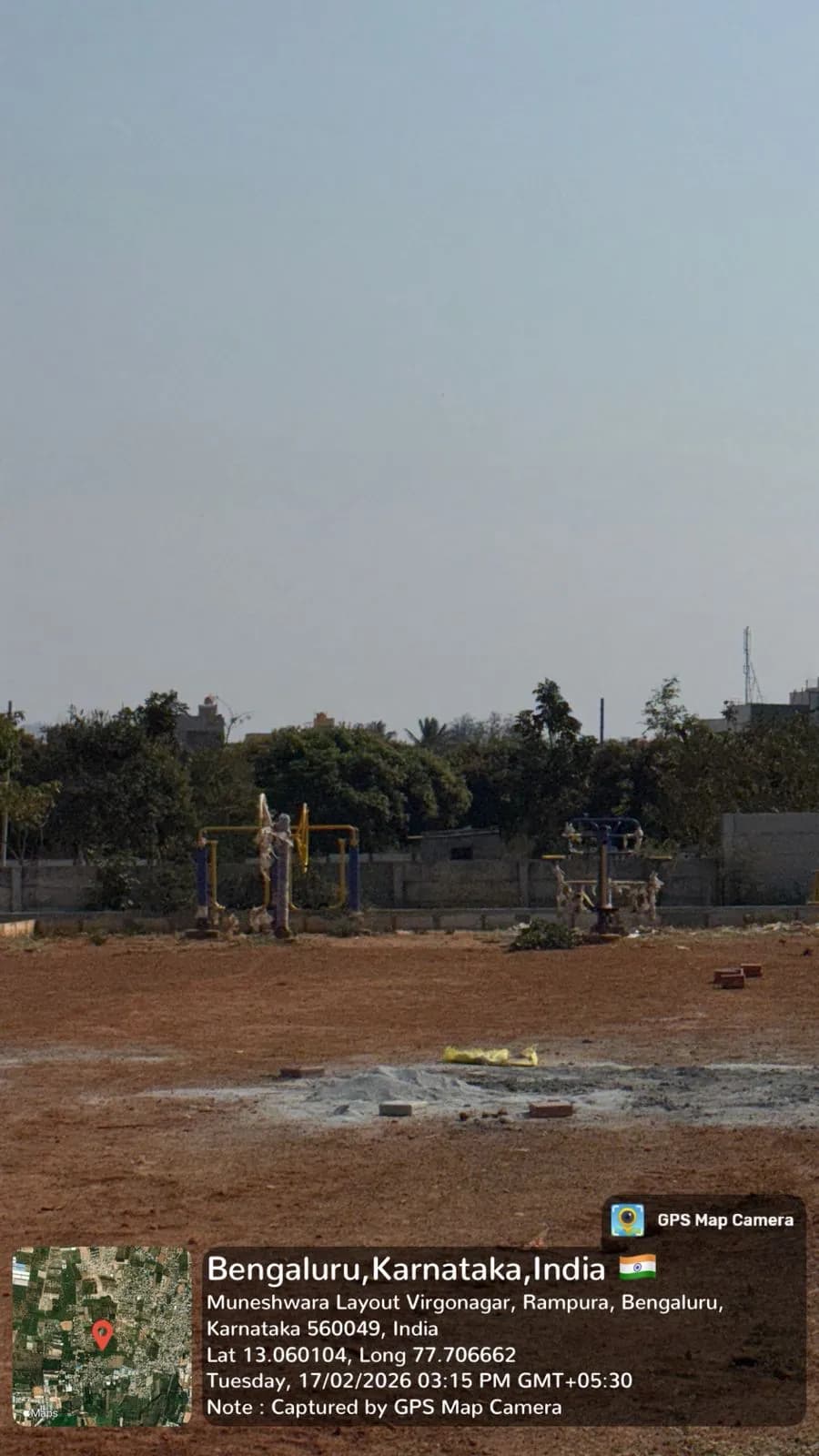 A M Rajshekar: Site photo filed with Karnataka RERA