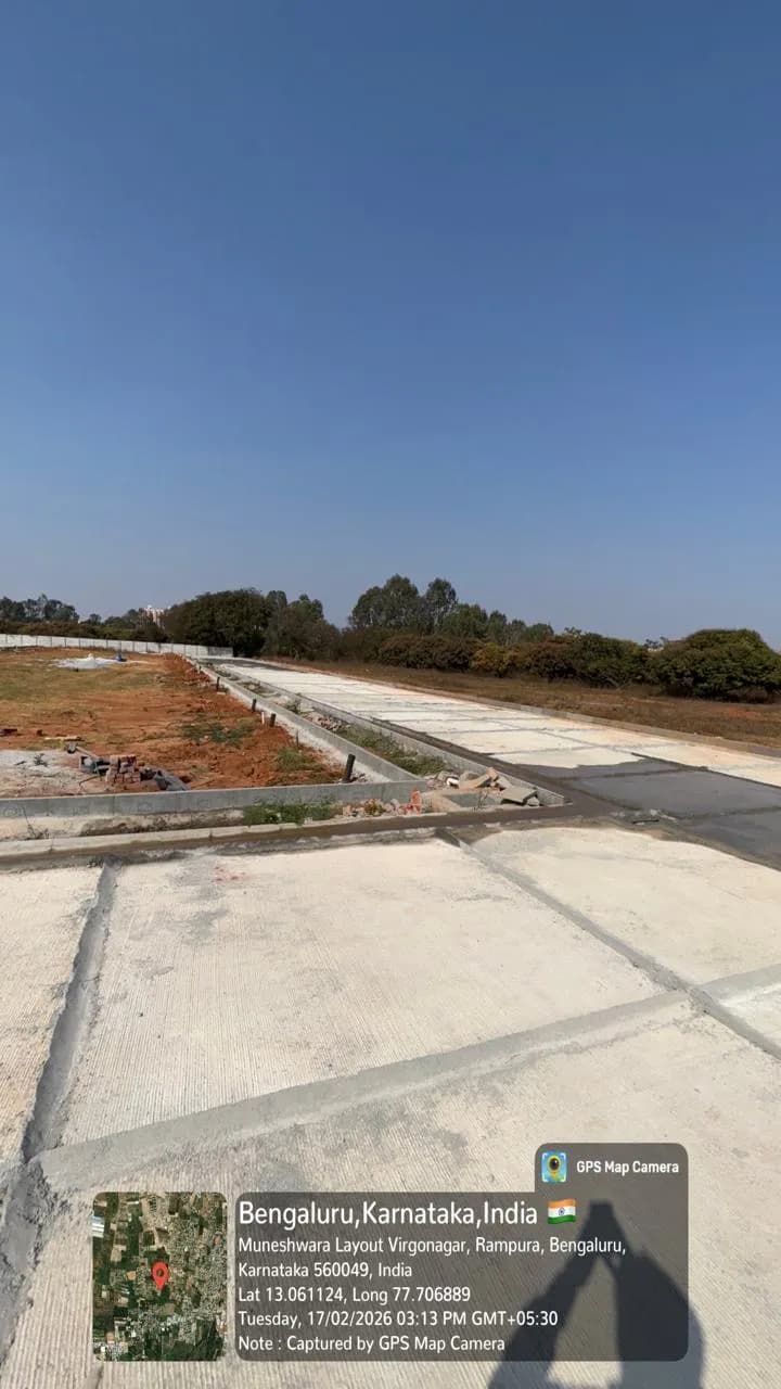 A M Rajshekar: Site photo filed with Karnataka RERA