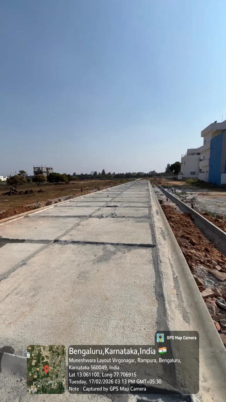 A M Rajshekar: Site photo filed with Karnataka RERA