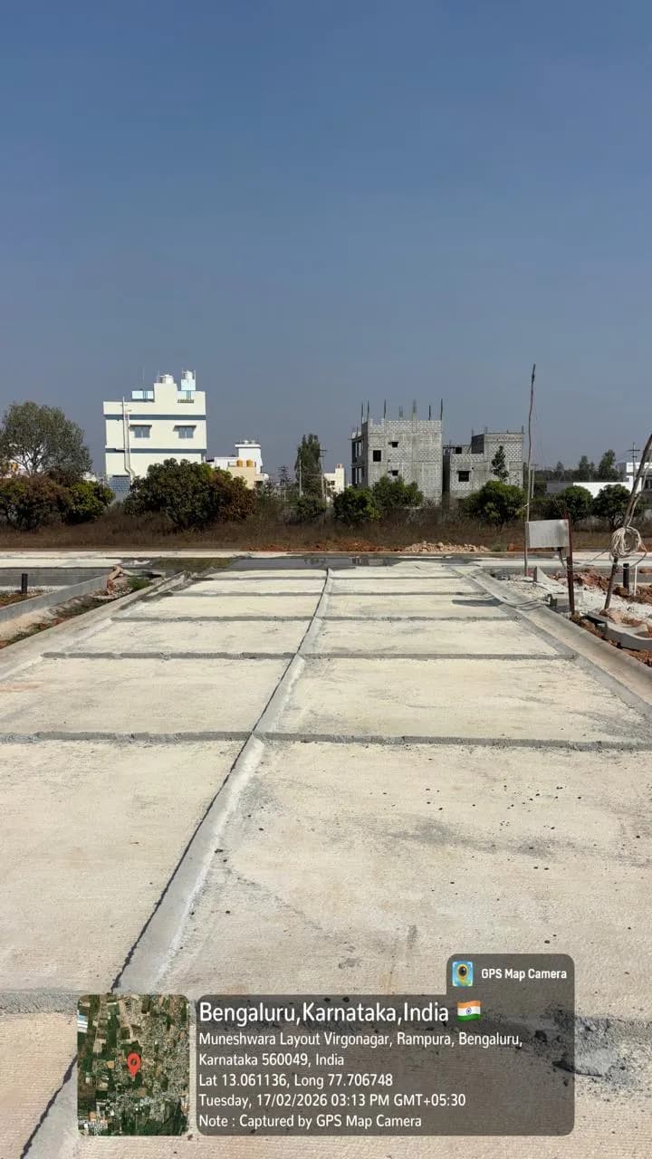 A M Rajshekar: Site photo filed with Karnataka RERA