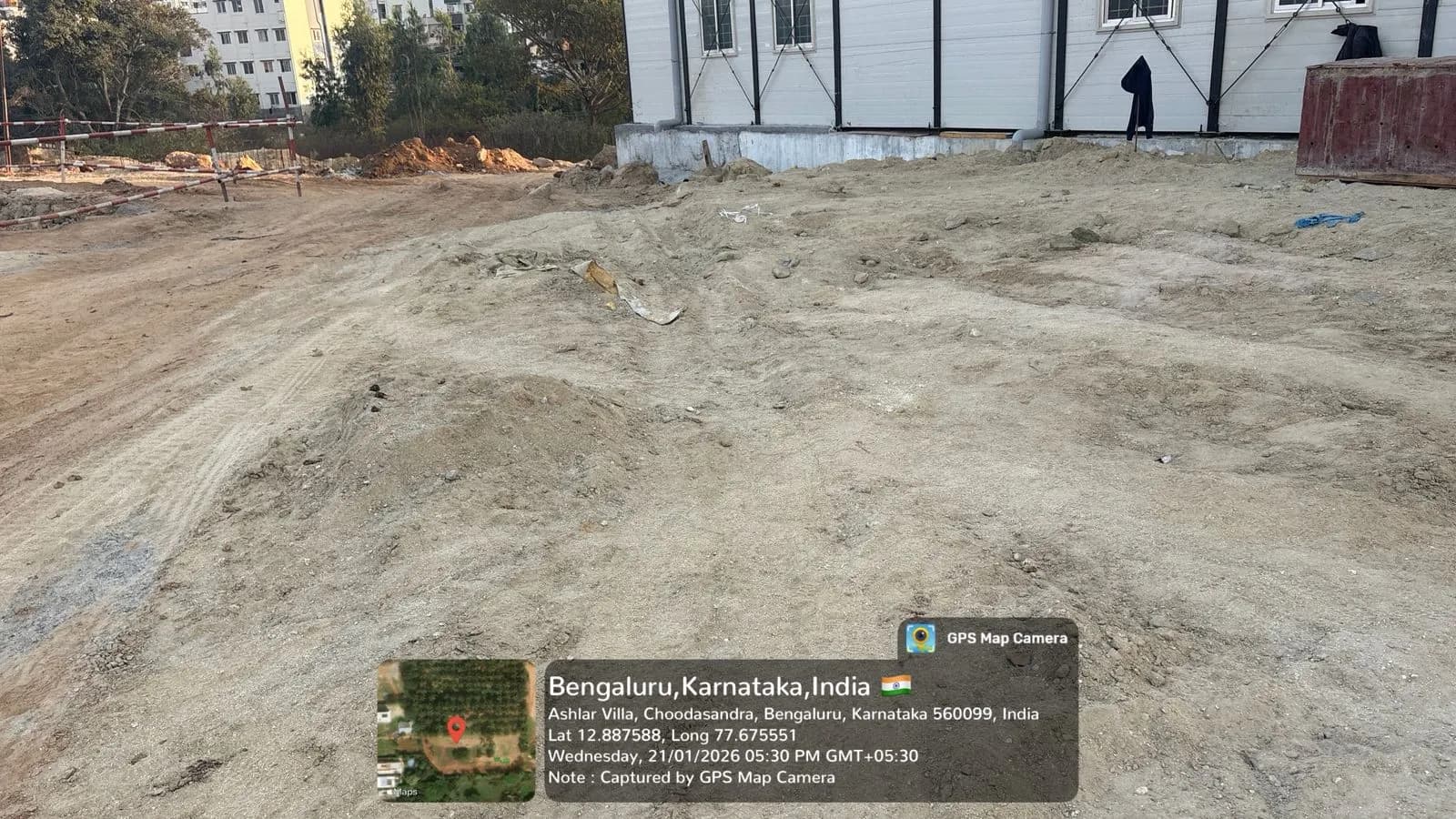 Haven: Site photo filed with Karnataka RERA