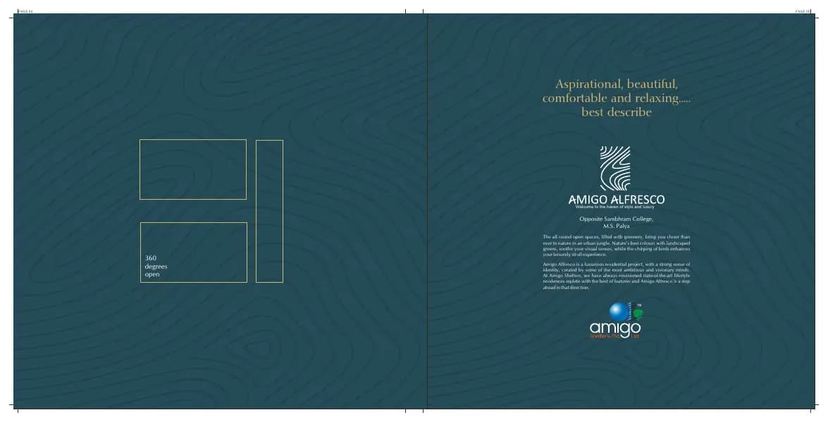 Amigo Alfresco: Brochure, page 3 (filed with Karnataka RERA)