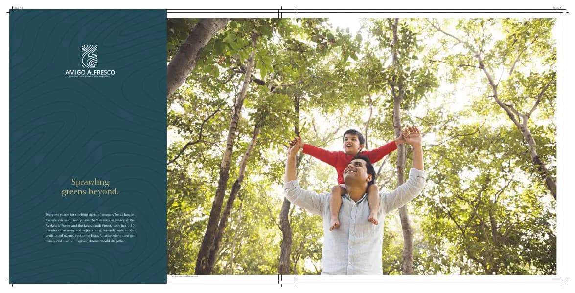 Amigo Alfresco: Brochure, page 6 (filed with Karnataka RERA)