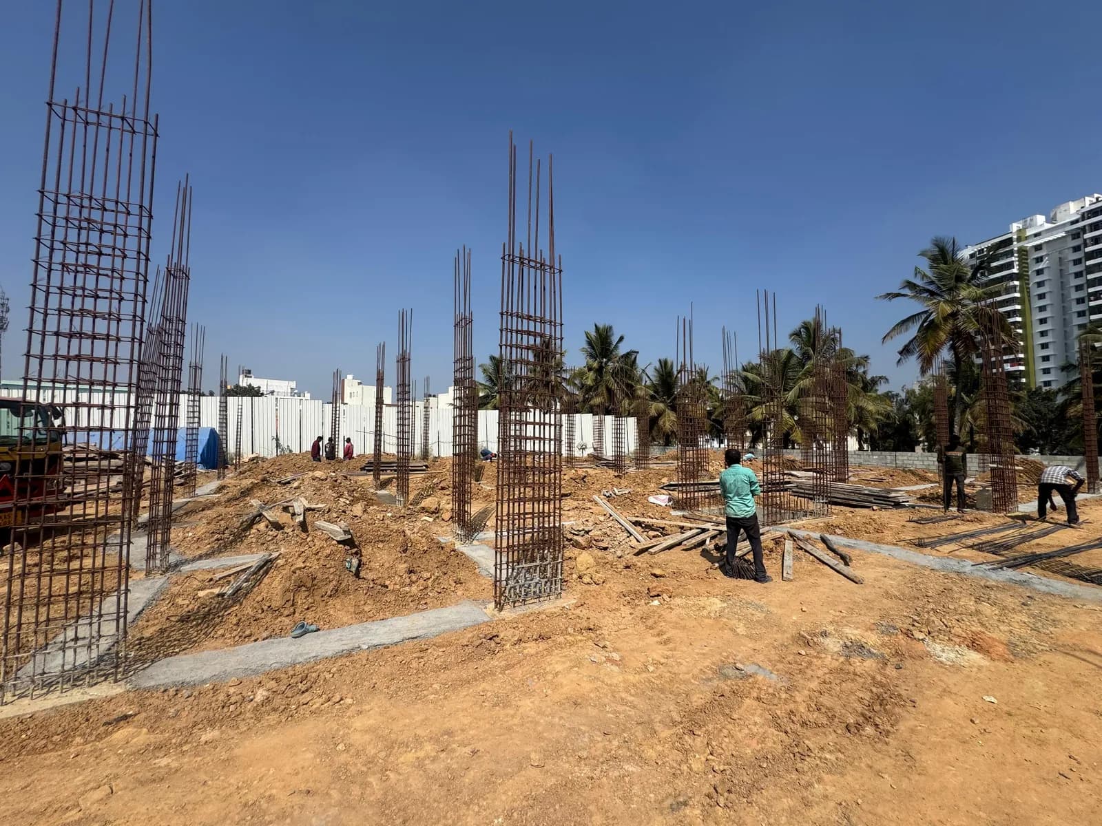 Sree Nidhi Brindhavan: Site photo filed with Karnataka RERA