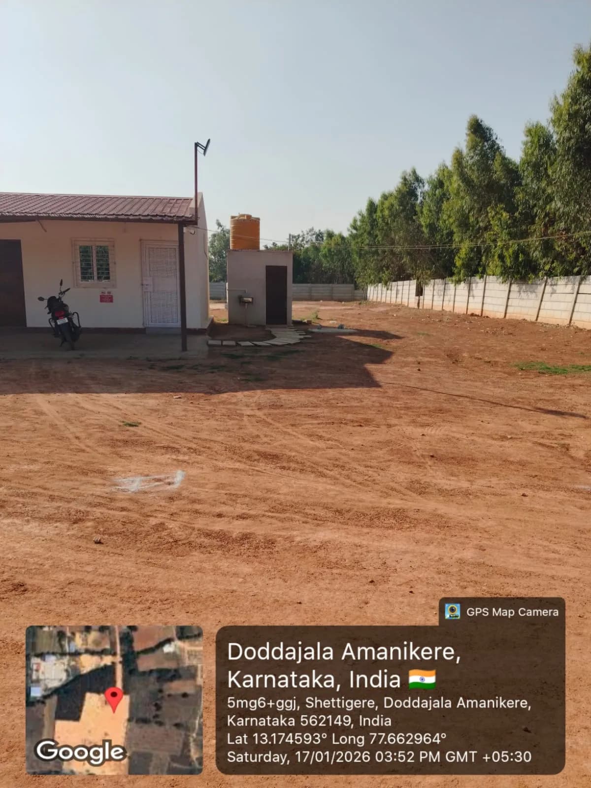 Pinakini Life Spaces Phase 1: Site photo filed with Karnataka RERA