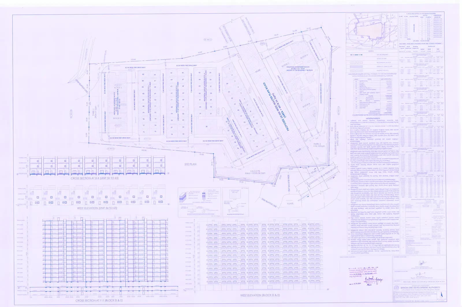 Nava Vruksha: Approved Building Plan (filed with Karnataka RERA)
