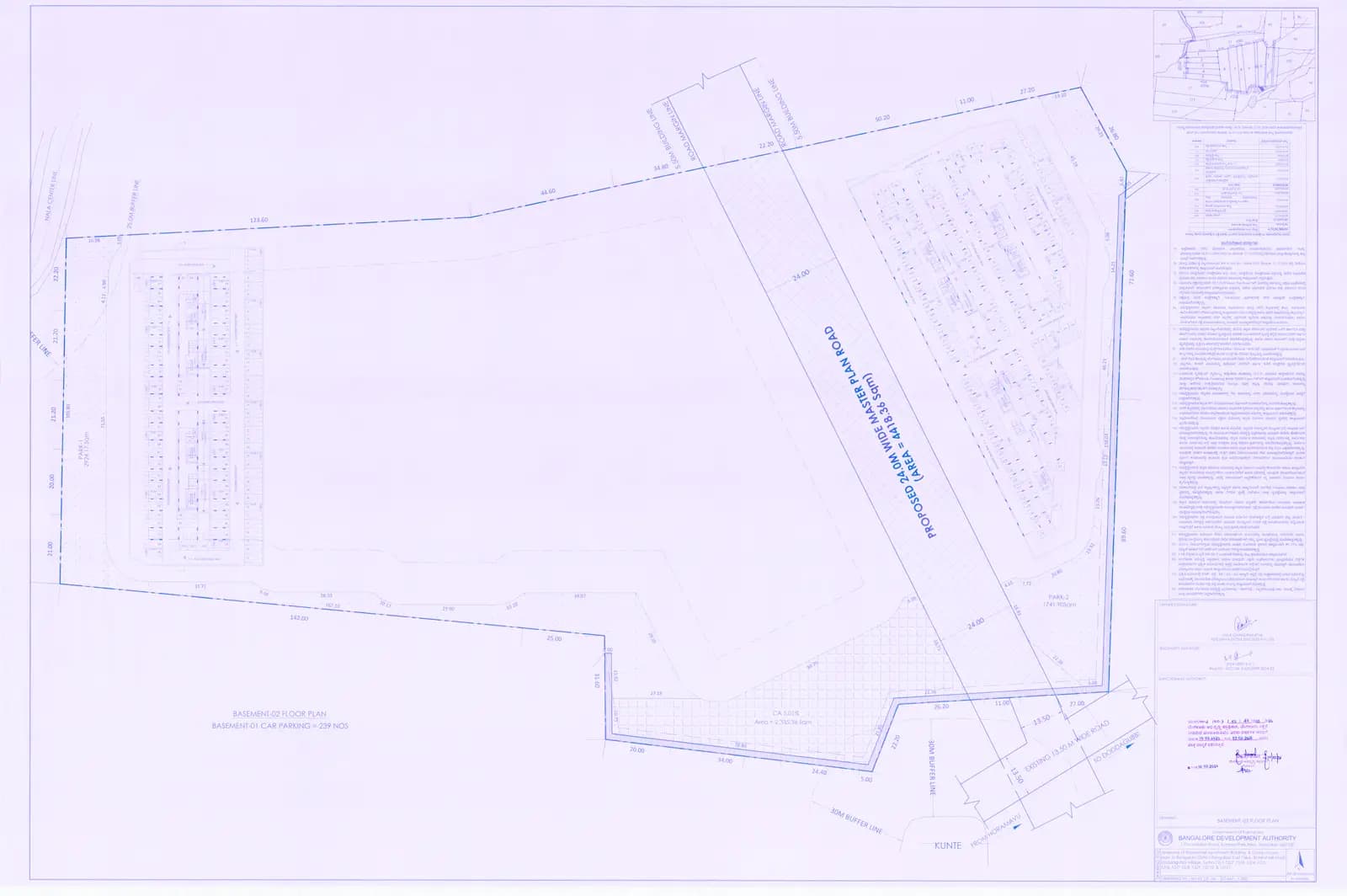 Nava Vruksha: Basement 02 Floor Plan.pdf (filed with Karnataka RERA)