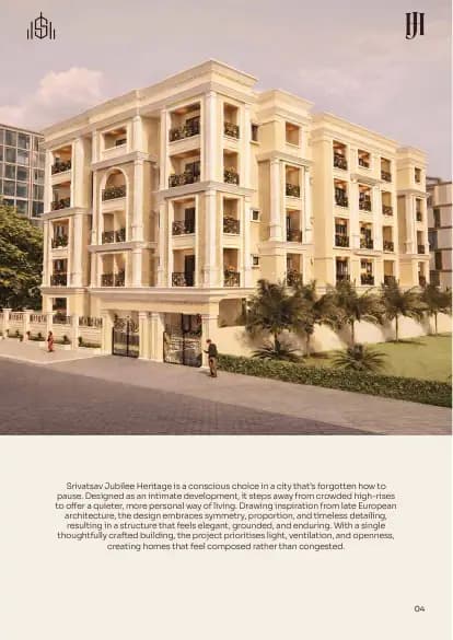 Srivatsav Jubilee Heritage: Brochure, page 5 (filed with Karnataka RERA)