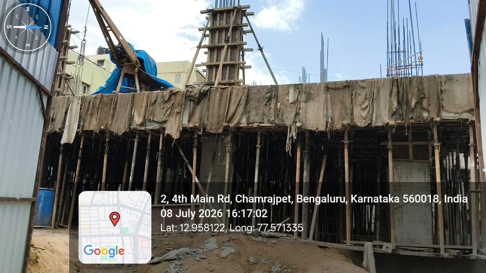 Srivatsav Jubilee Heritage: Site photo filed with Karnataka RERA