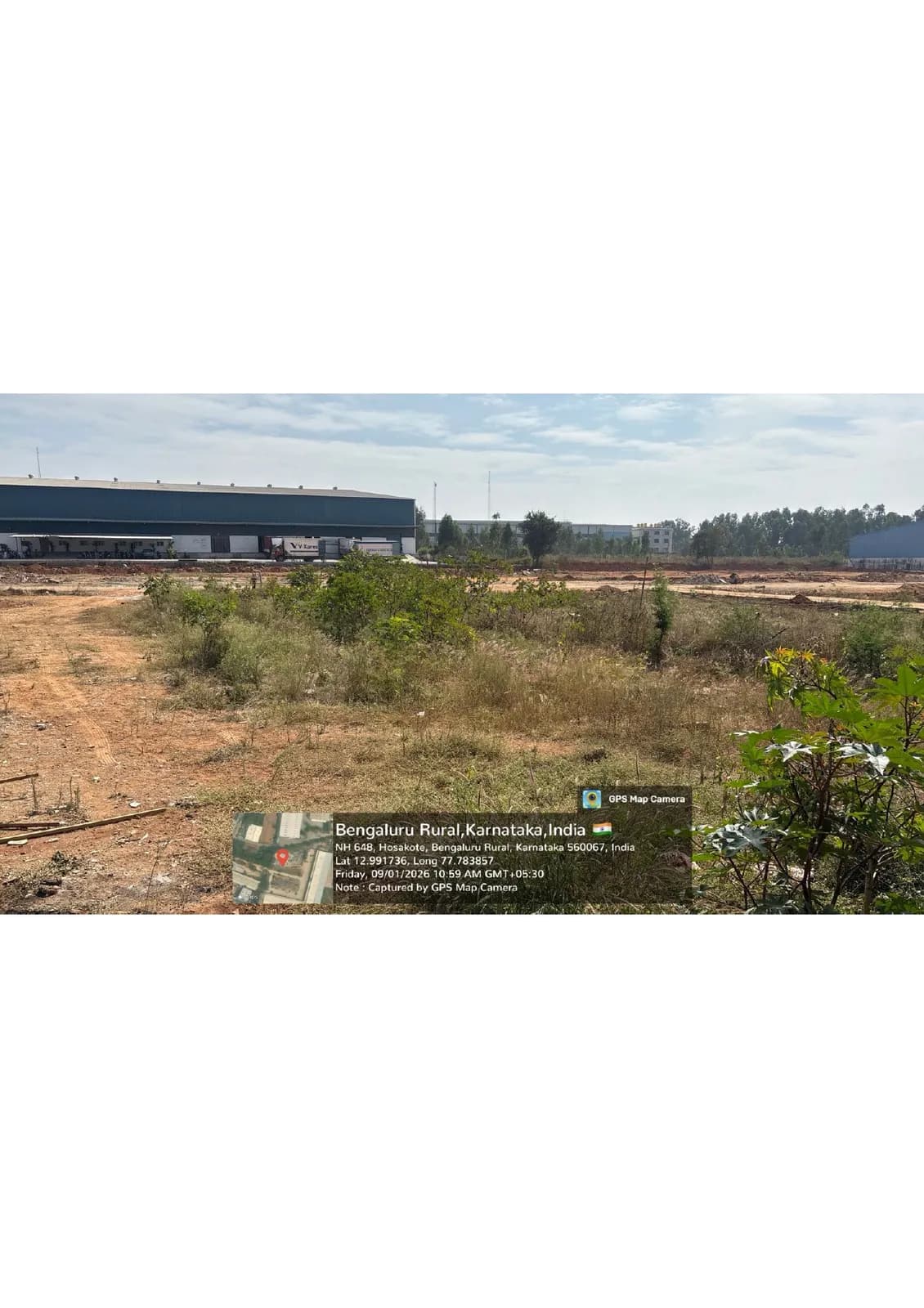 Trivik Signature: Site photo filed with Karnataka RERA