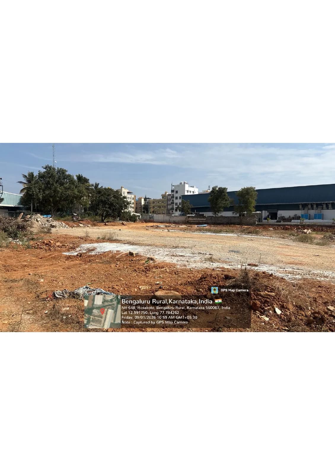 Trivik Signature: Site photo filed with Karnataka RERA