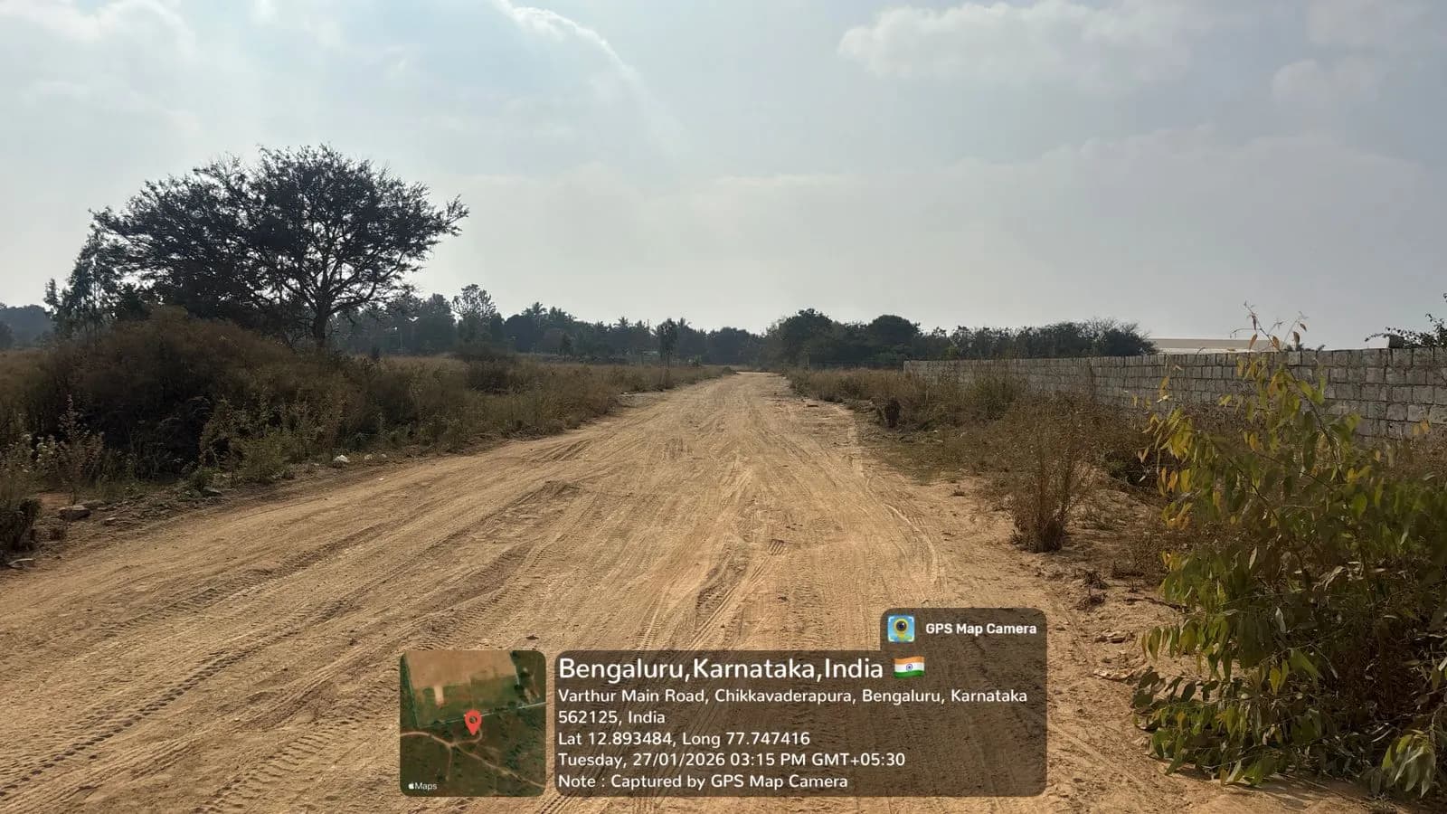 Forest Province 1 @ Mana Skanda The Right Life: Site photo filed with Karnataka RERA