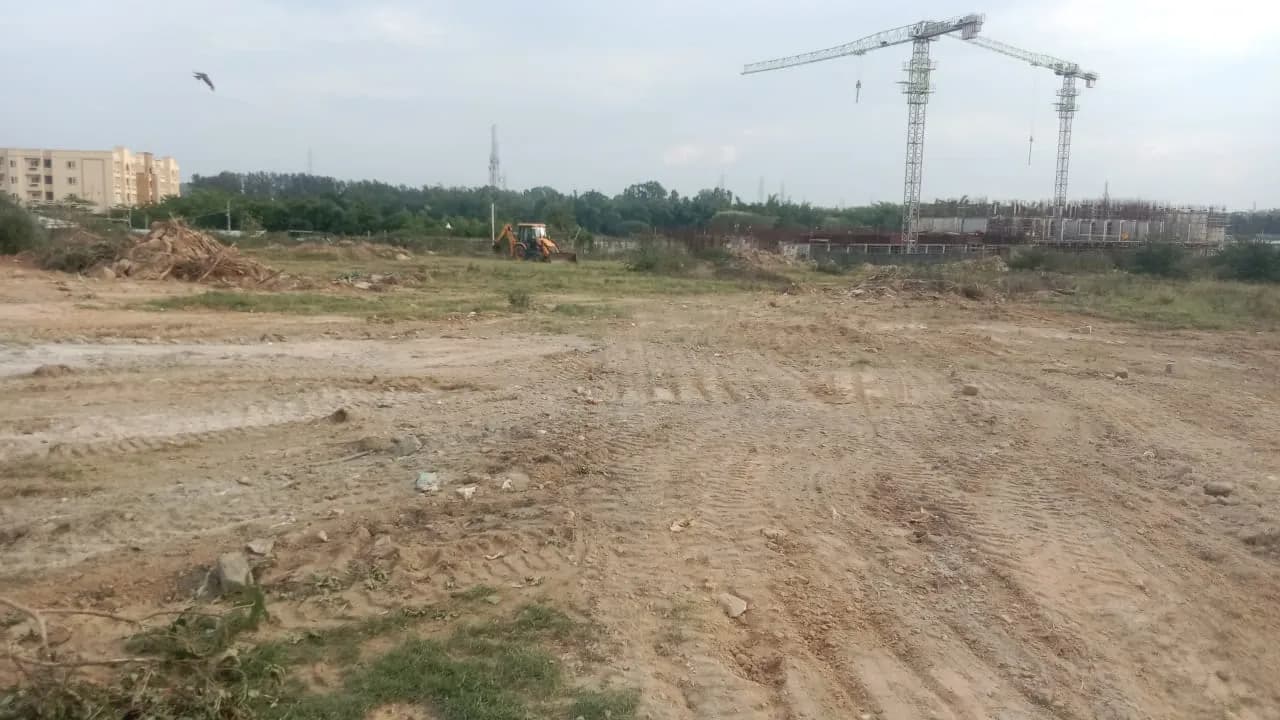Suraksha Whispering Waves: Site photo filed with Karnataka RERA