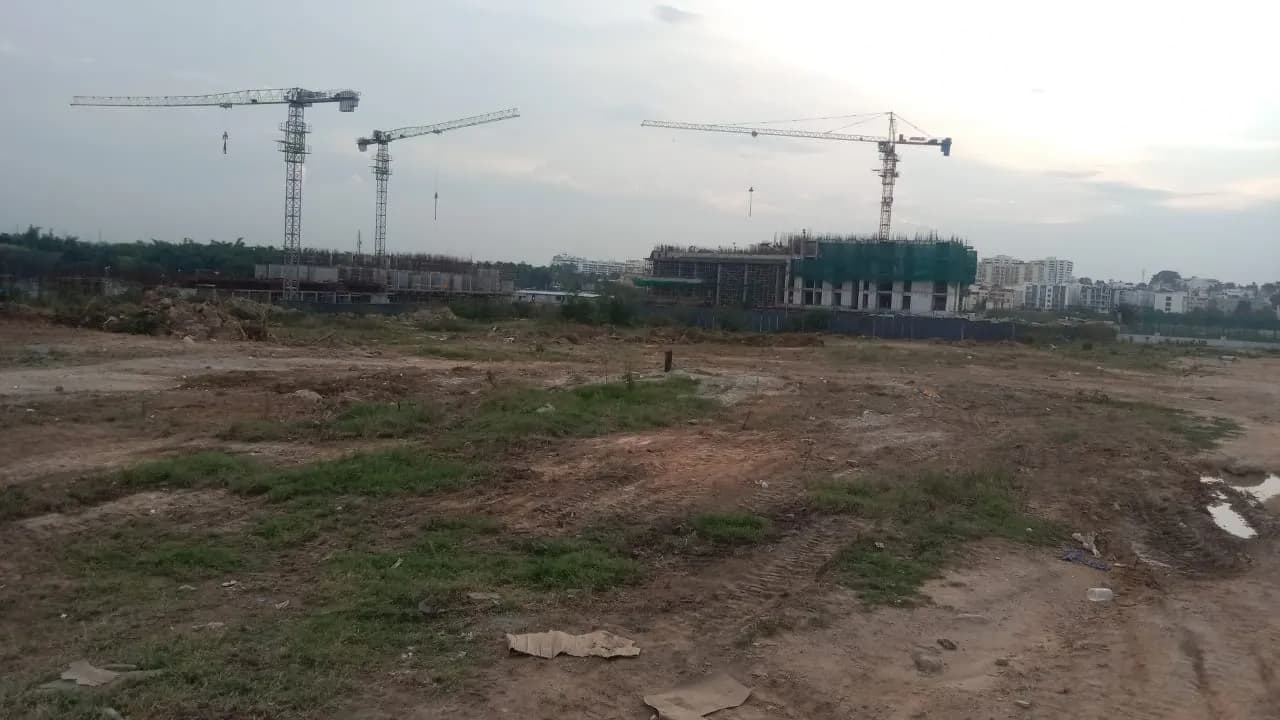 Suraksha Whispering Waves: Site photo filed with Karnataka RERA