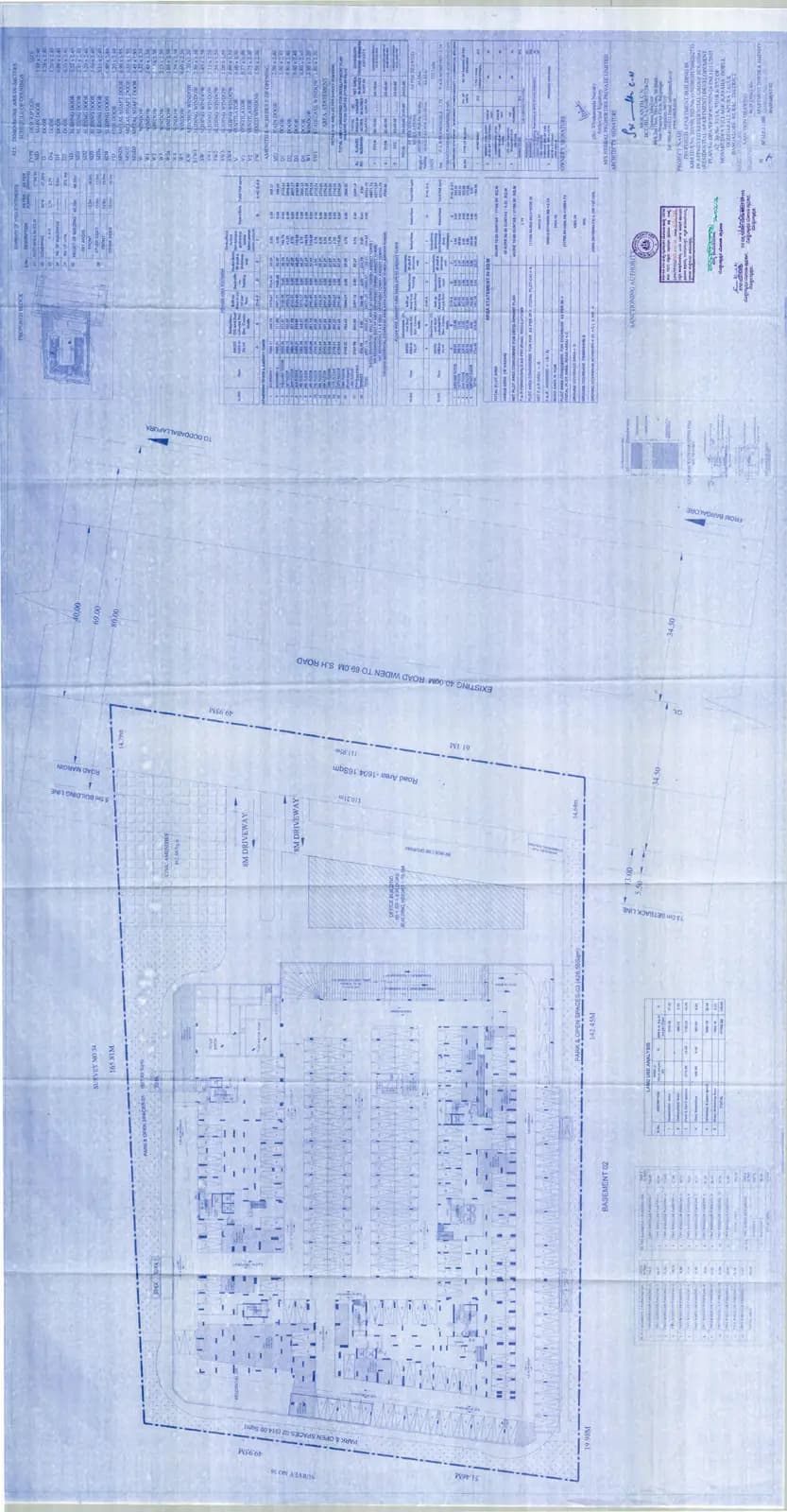 Century Bliss: Annexure R8 Building plan, page 1 (filed with Karnataka RERA)