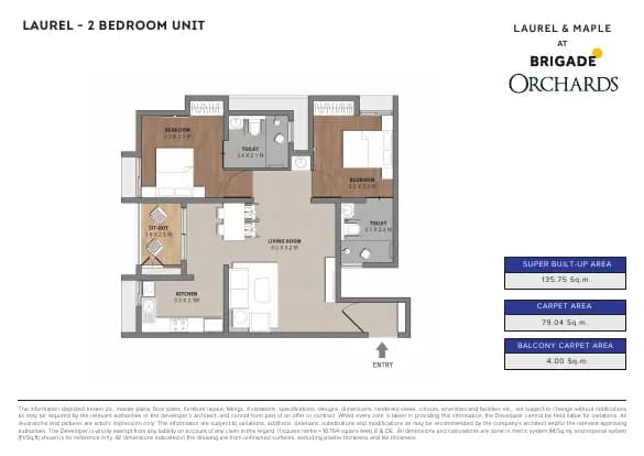 Laurel & Maple at Brigade Orchards: Brochure, page 2 (filed with Karnataka RERA)
