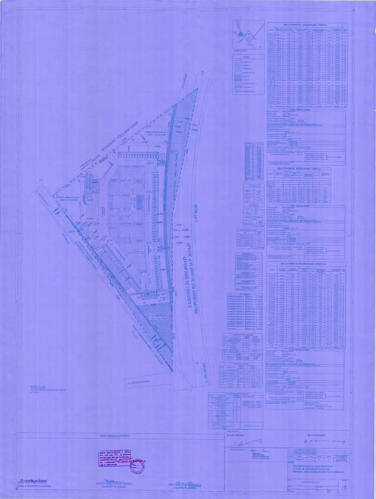 Keerthi Nandini The Ascent: Approved Building Plan (filed with Karnataka RERA)