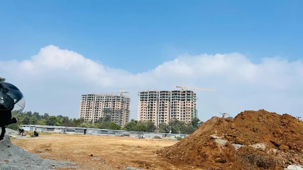 Keerthi Nandini The Ascent: Site photo filed with Karnataka RERA