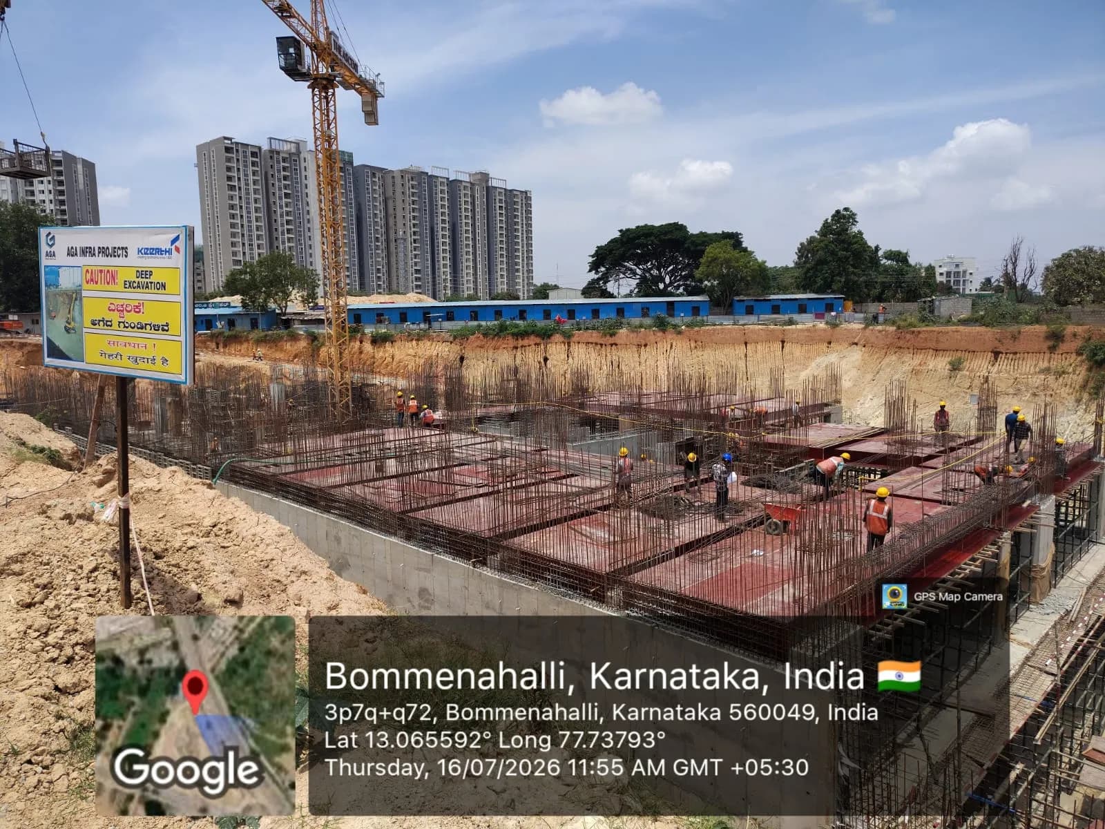 Keerthi Nandini The Ascent: Site photo filed with Karnataka RERA
