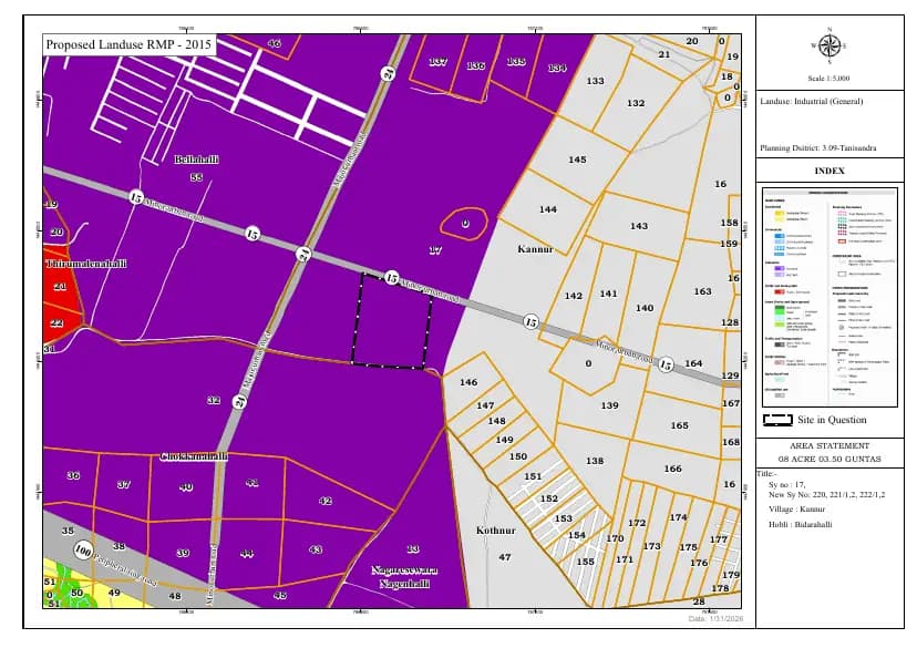 Poulomi Florique: CDP demarcation.pdf (filed with Karnataka RERA)