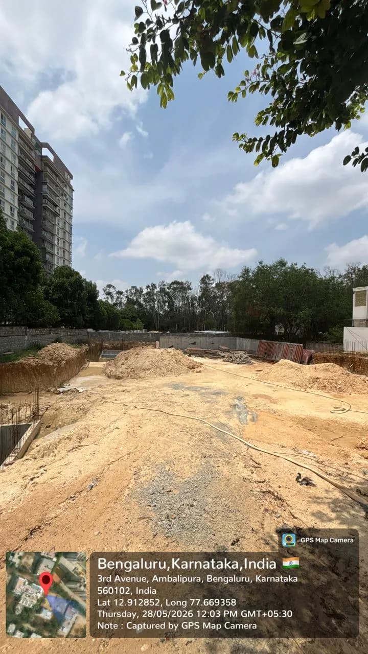 Waves And Whimsy: Site photo filed with Karnataka RERA