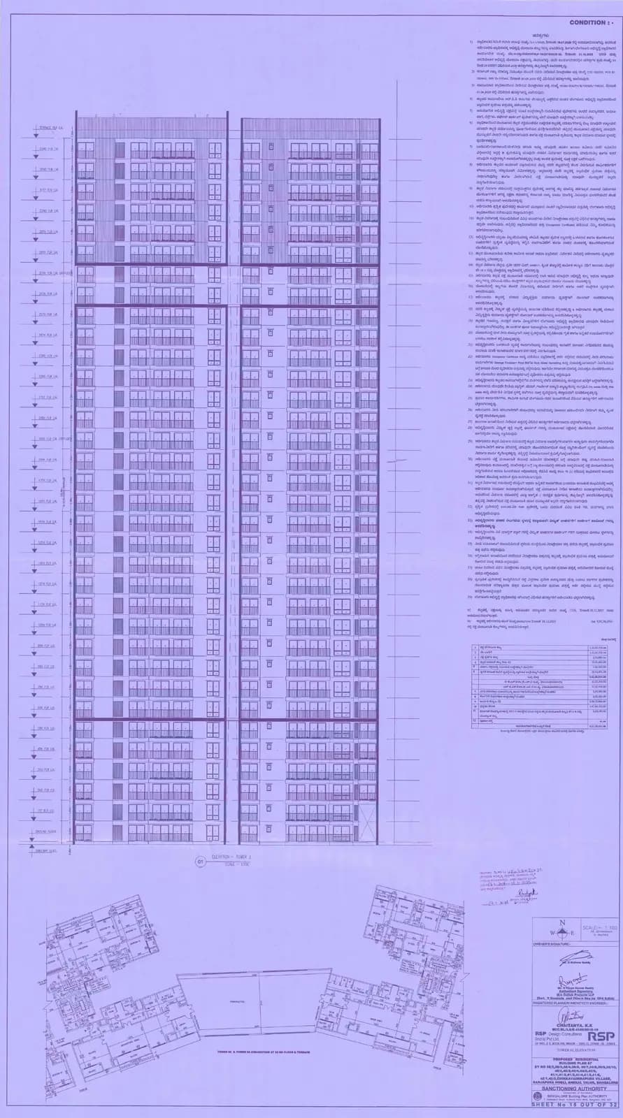 Forest Province 2 @ Mana Skanda The Right Life: 18) TOWER 3,4,5 and 6-ELEVATION.pdf, page 1 (filed with Karnataka RERA)