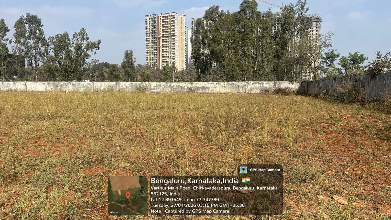 Forest Province 2 @ Mana Skanda The Right Life: Site photo filed with Karnataka RERA