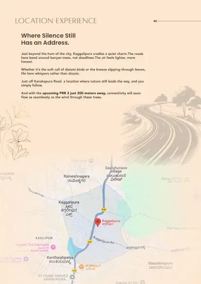 Amidst Nature: Brochure, page 4 (filed with Karnataka RERA)