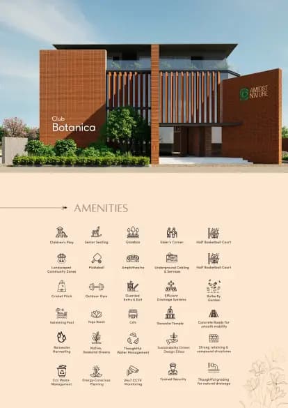 Amidst Nature: Brochure, page 7 (filed with Karnataka RERA)
