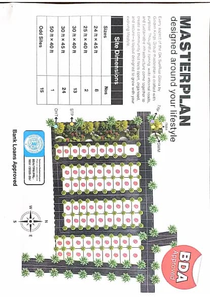 G K Sunrise Gloria: Brochure, page 2 (filed with Karnataka RERA)