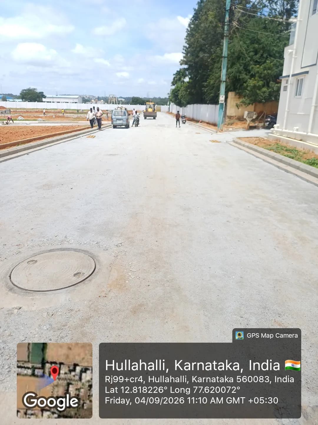 G K Sunrise Gloria: Site photo filed with Karnataka RERA