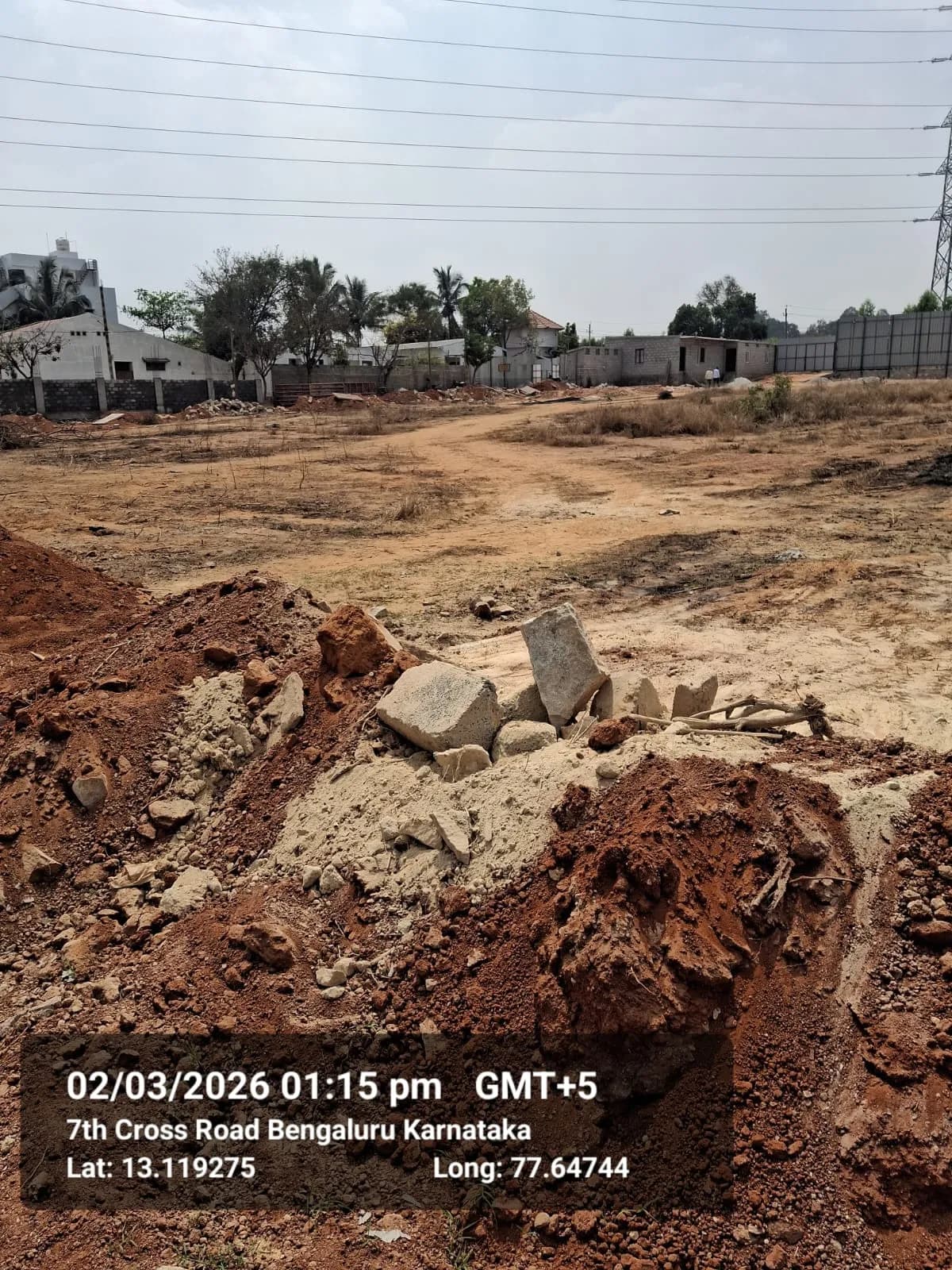 Yafa Zinnia: Site photo filed with Karnataka RERA