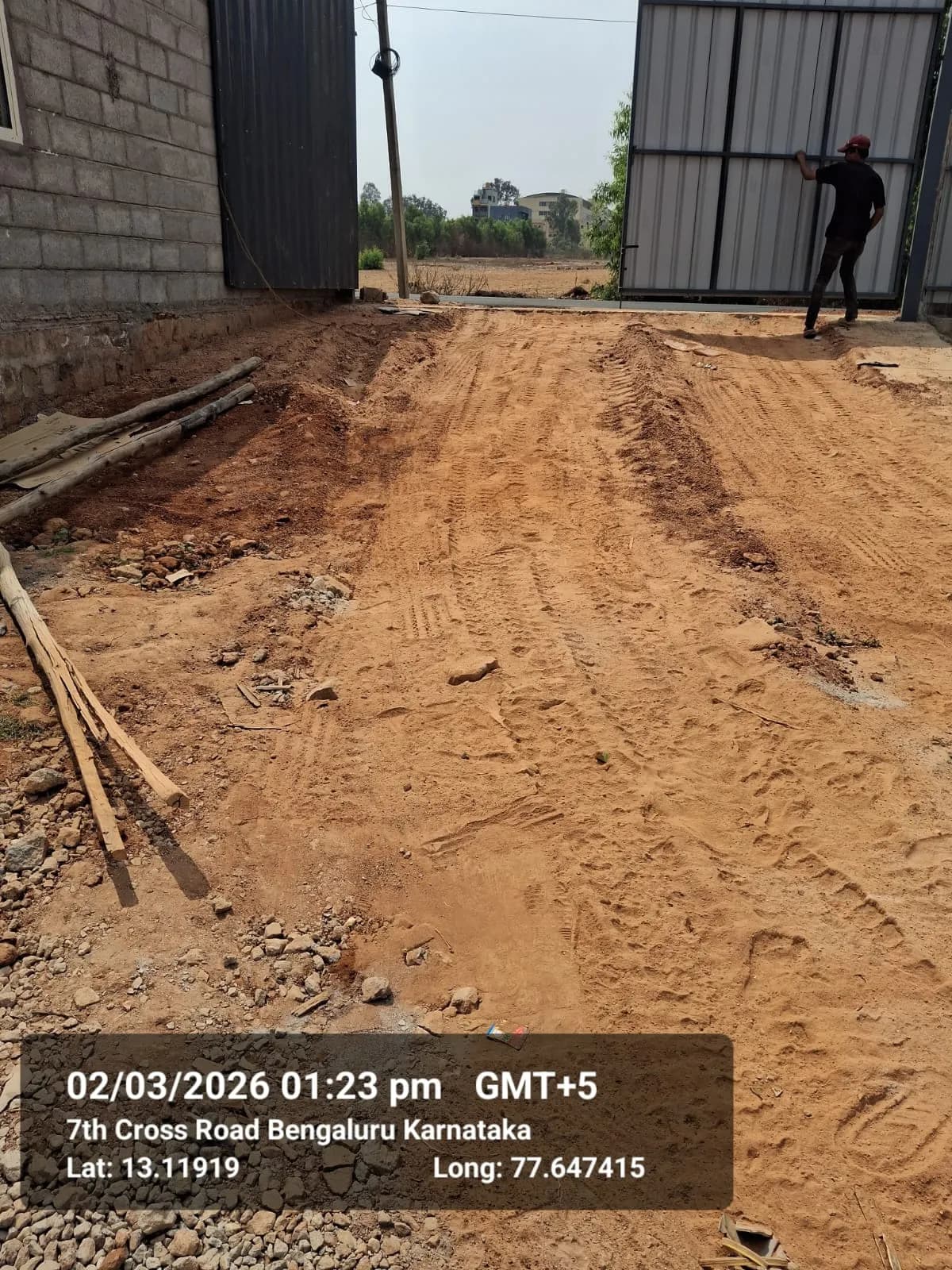 Yafa Zinnia: Site photo filed with Karnataka RERA