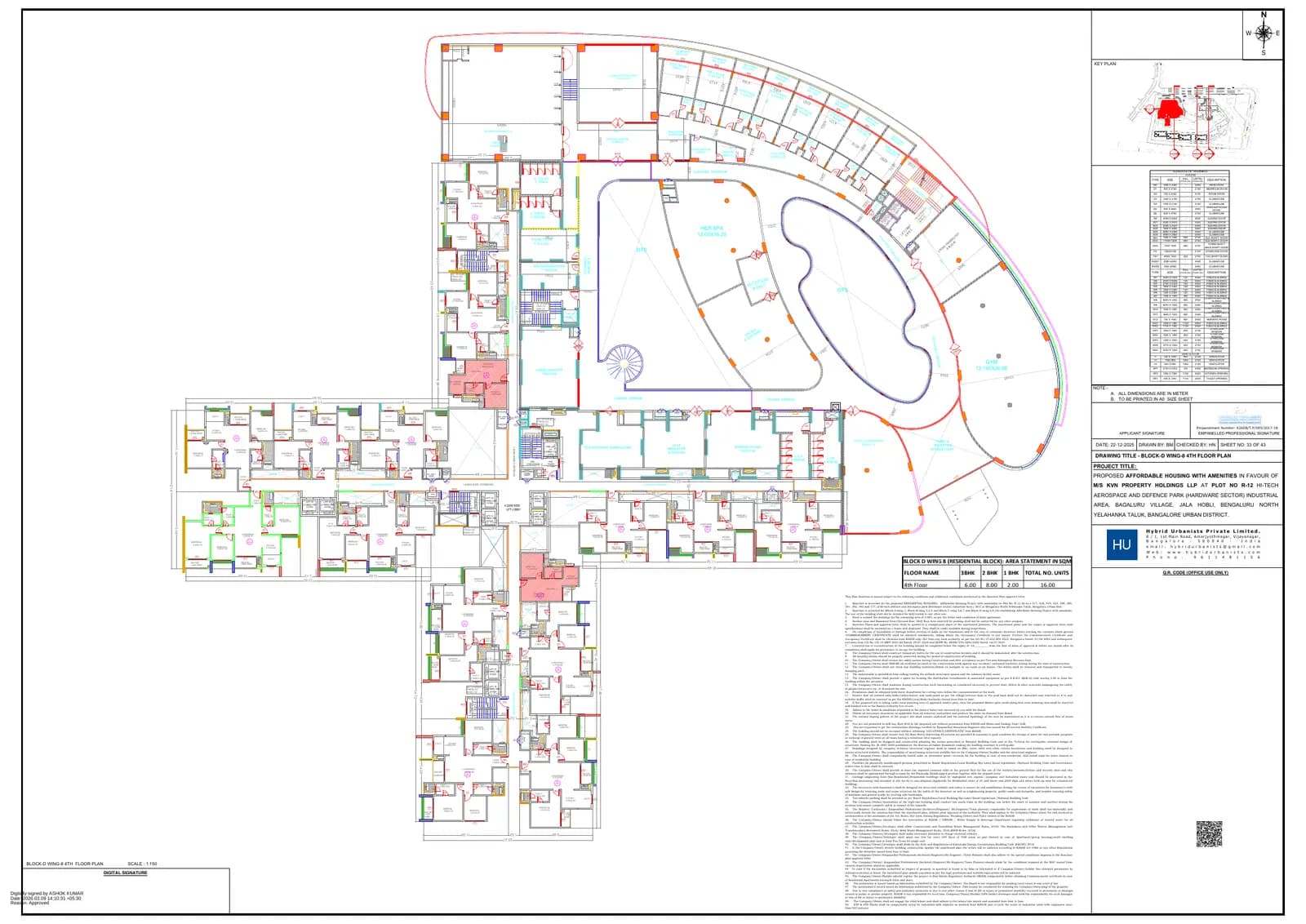 Northern Lights by Puravankara KVN: 33 W8 4TH FLOOR PLAN.pdf (filed with Karnataka RERA)