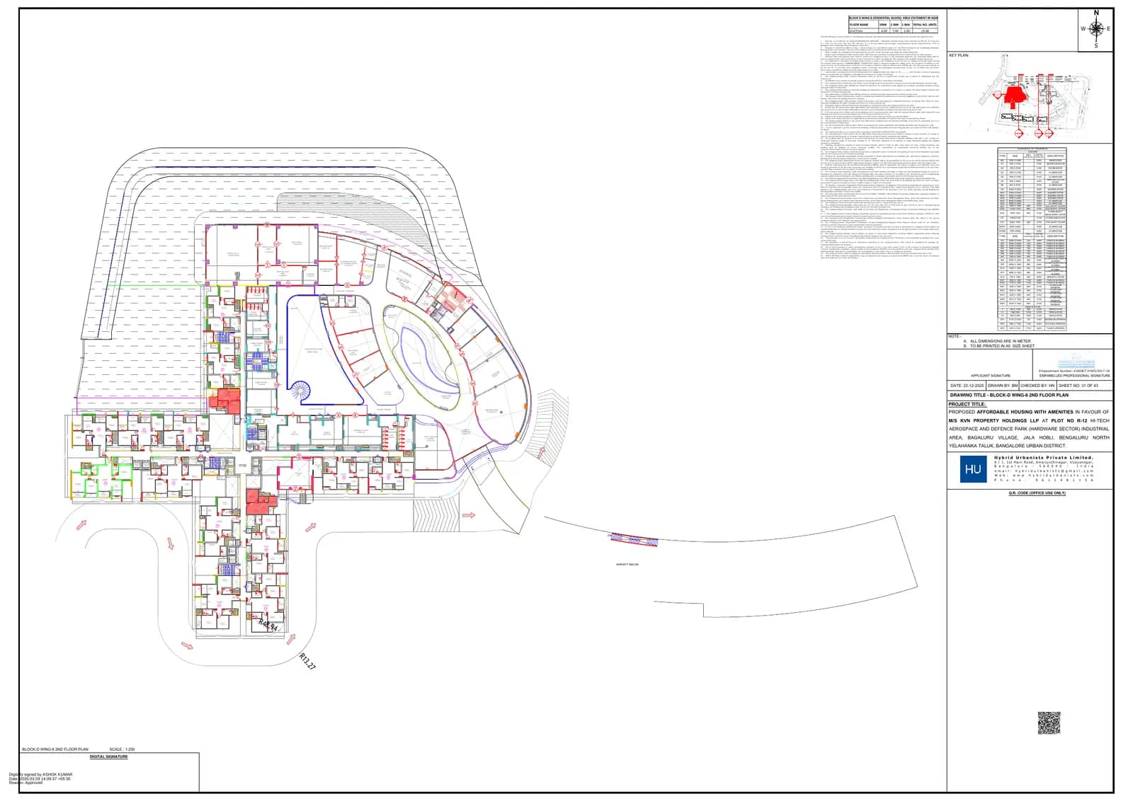 Northern Lights by Puravankara KVN: 31 W8 2ND FLOOR PLAN.pdf (filed with Karnataka RERA)