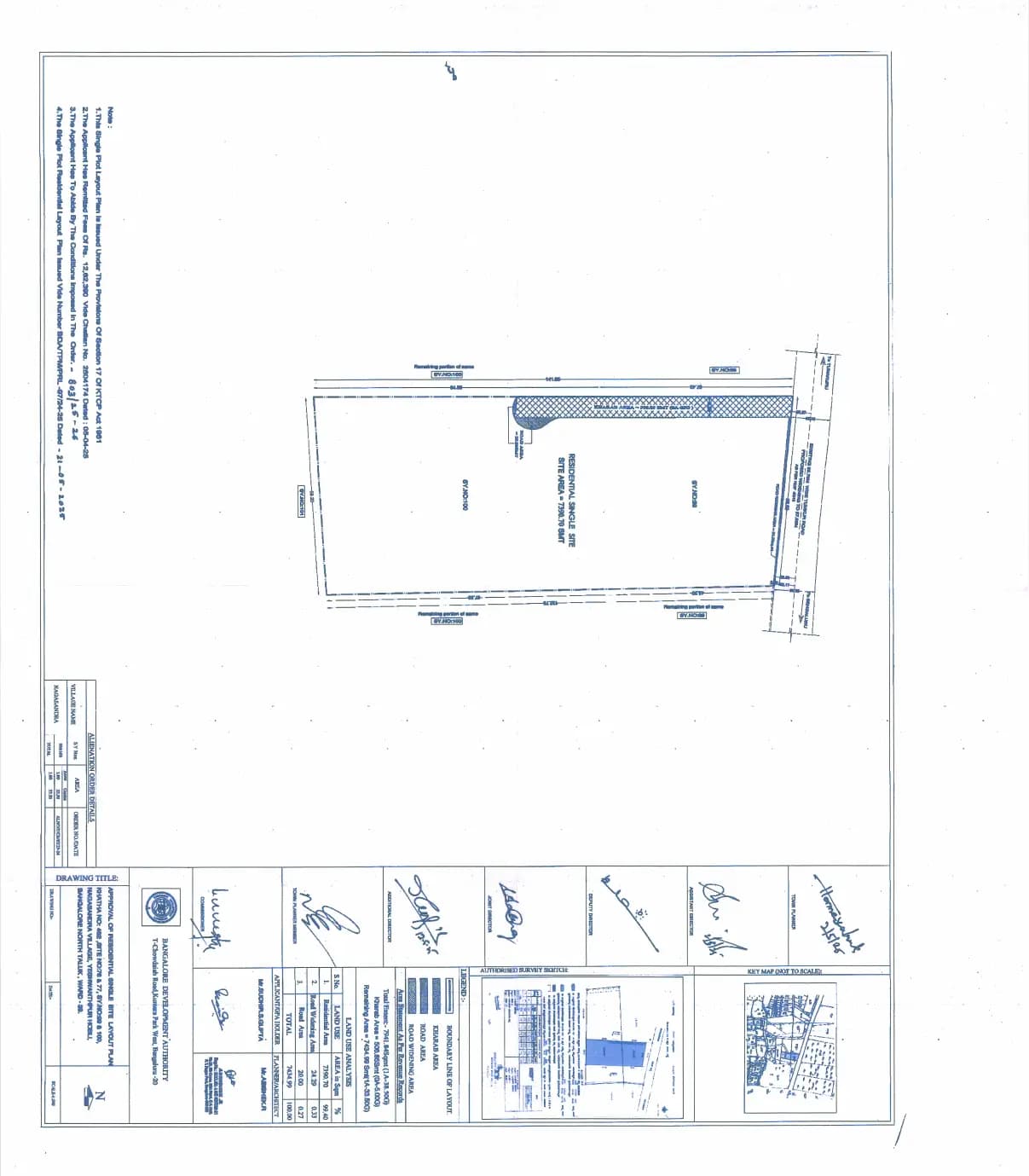 Kumar Platina: KPPL Approved Single Layout Plan.pdf (filed with Karnataka RERA)