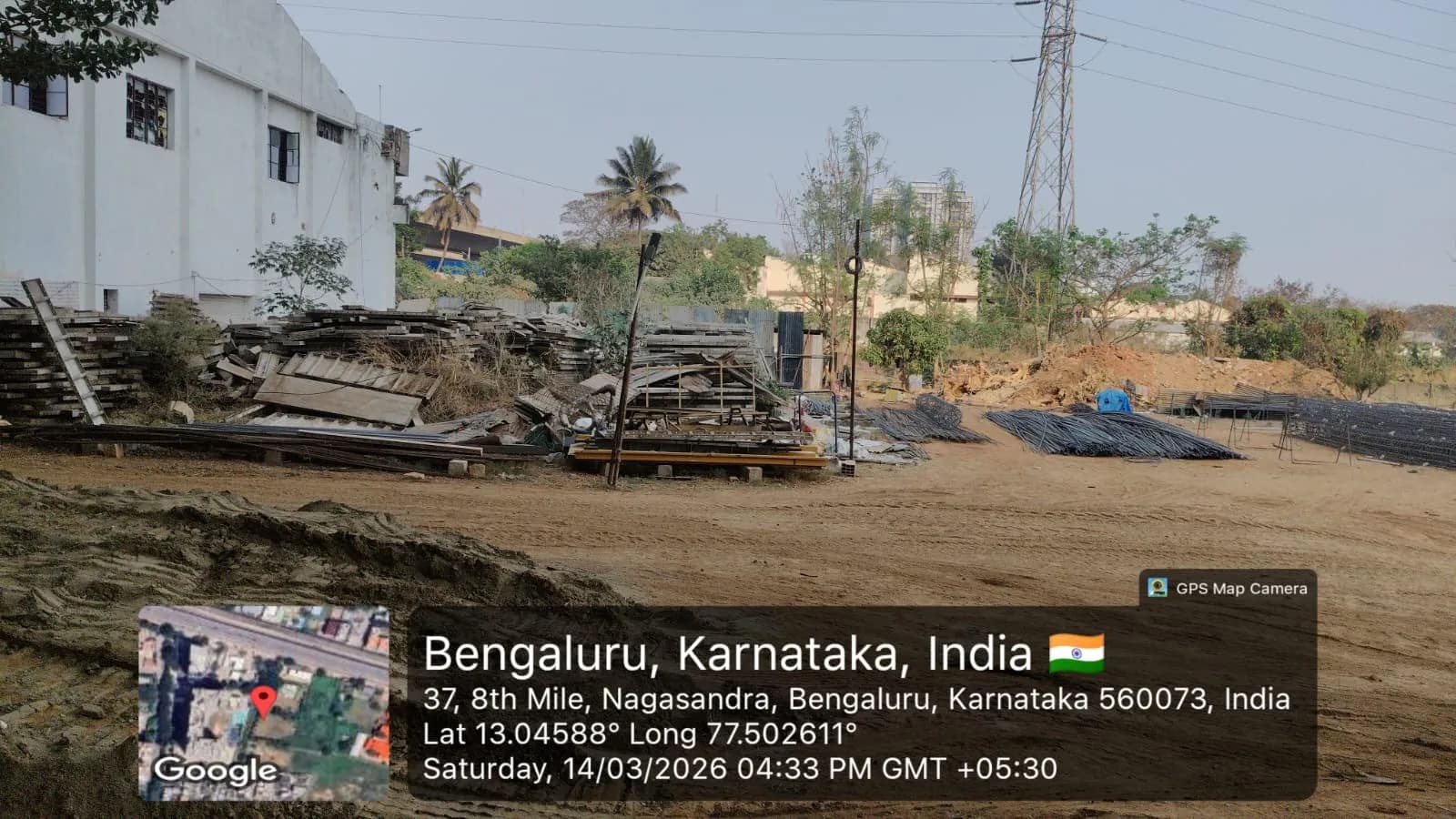 Kumar Platina: Site photo filed with Karnataka RERA