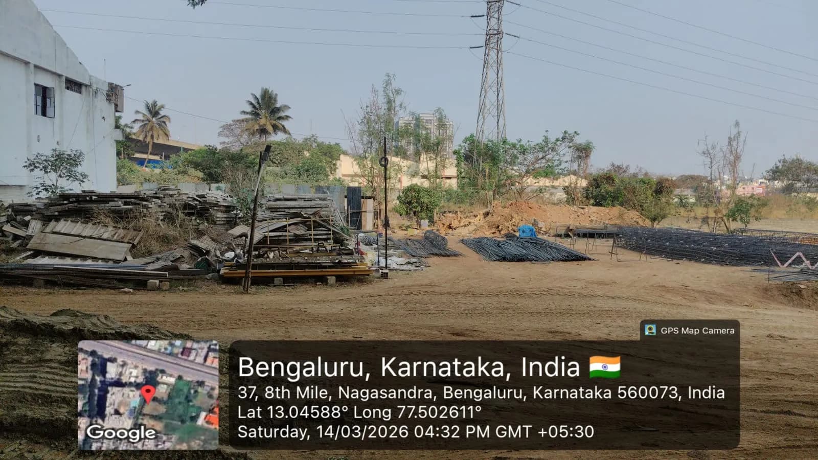 Kumar Platina: Site photo filed with Karnataka RERA