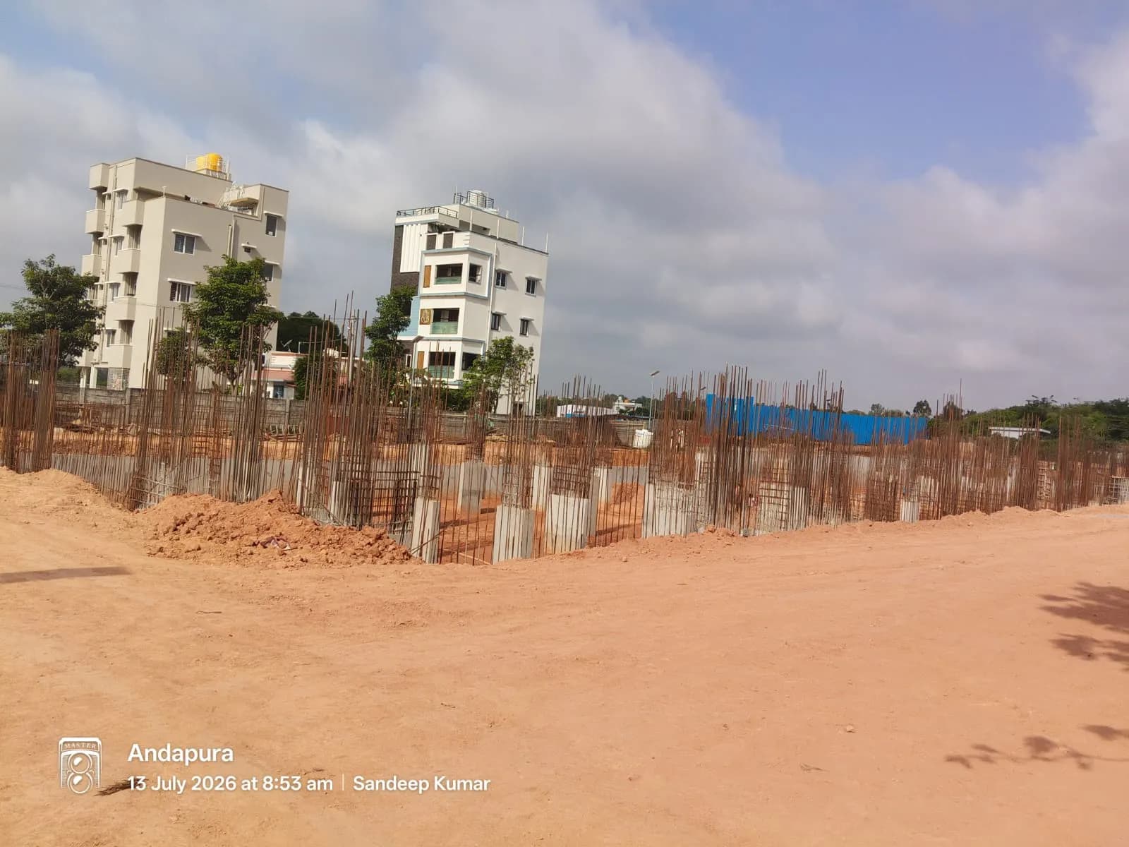 Perlite Premier: Site photo filed with Karnataka RERA