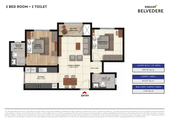 Brigade Belvedere: Brochure, page 3 (filed with Karnataka RERA)