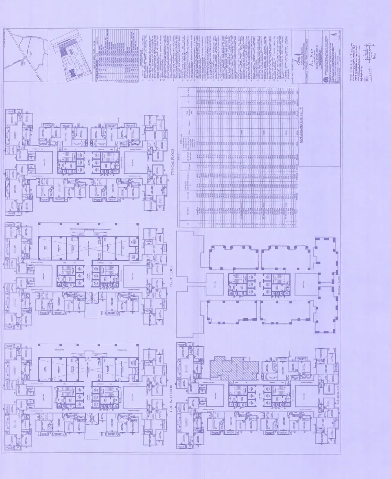 Brigade Belvedere: Brigade Belvedere - Tower B - Floor Plans.pdf (filed with Karnataka RERA)