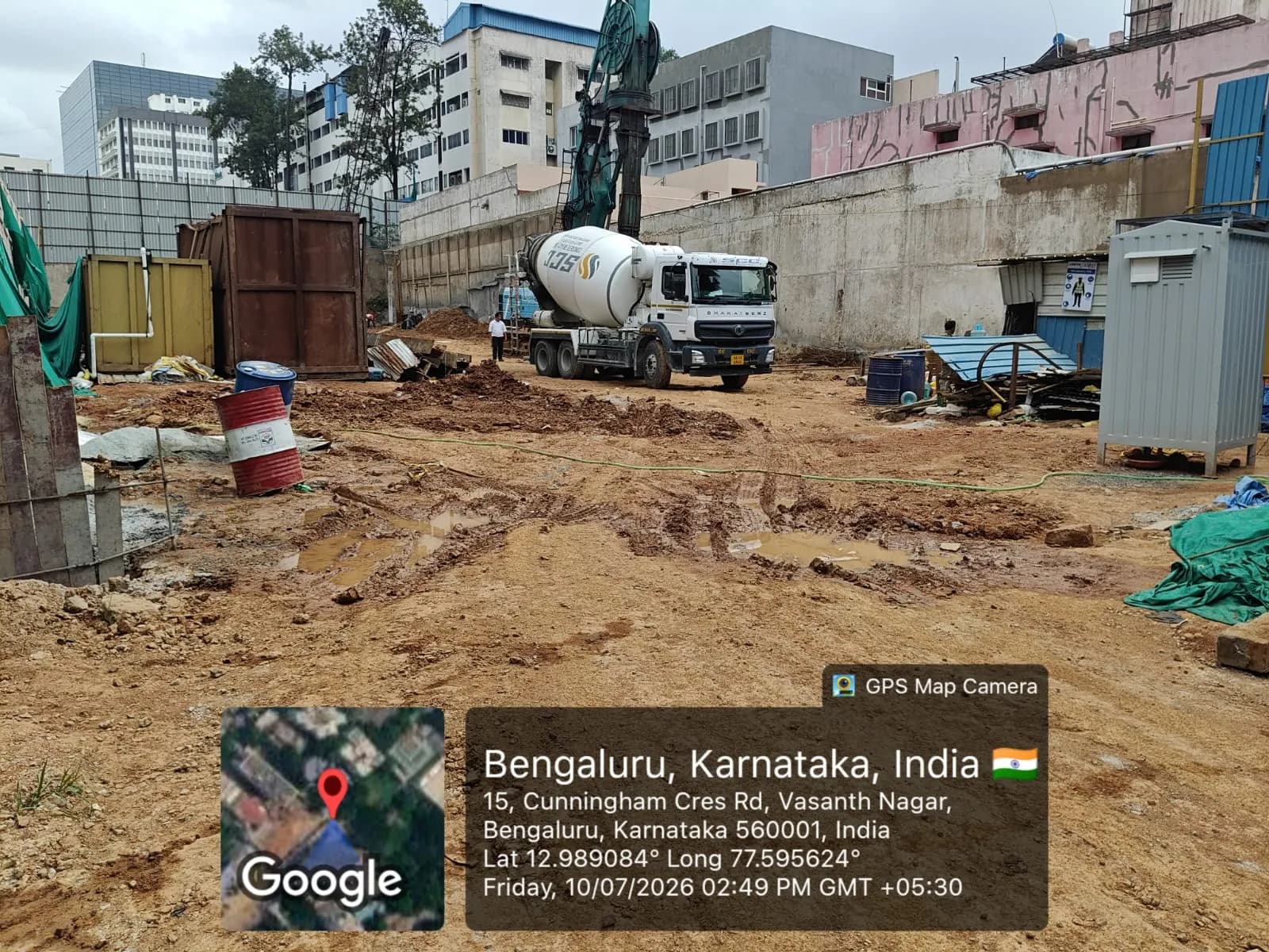 Umiya Prism: Site photo filed with Karnataka RERA