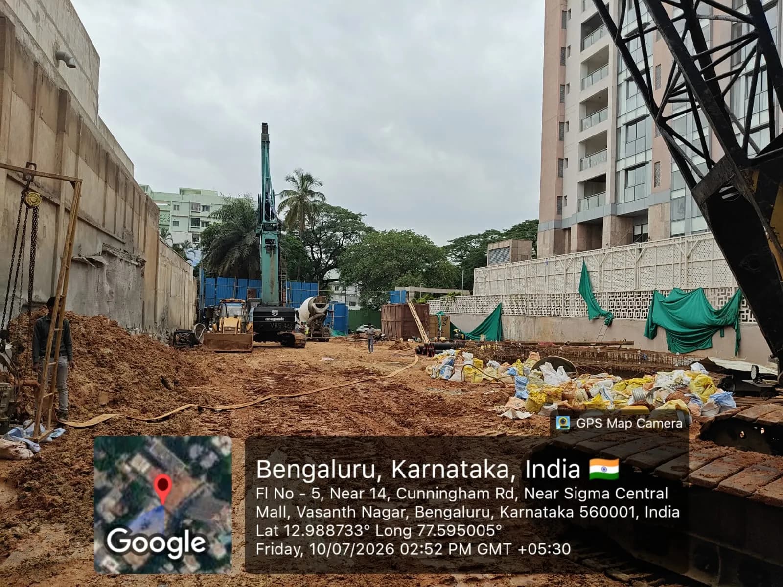 Umiya Prism: Site photo filed with Karnataka RERA