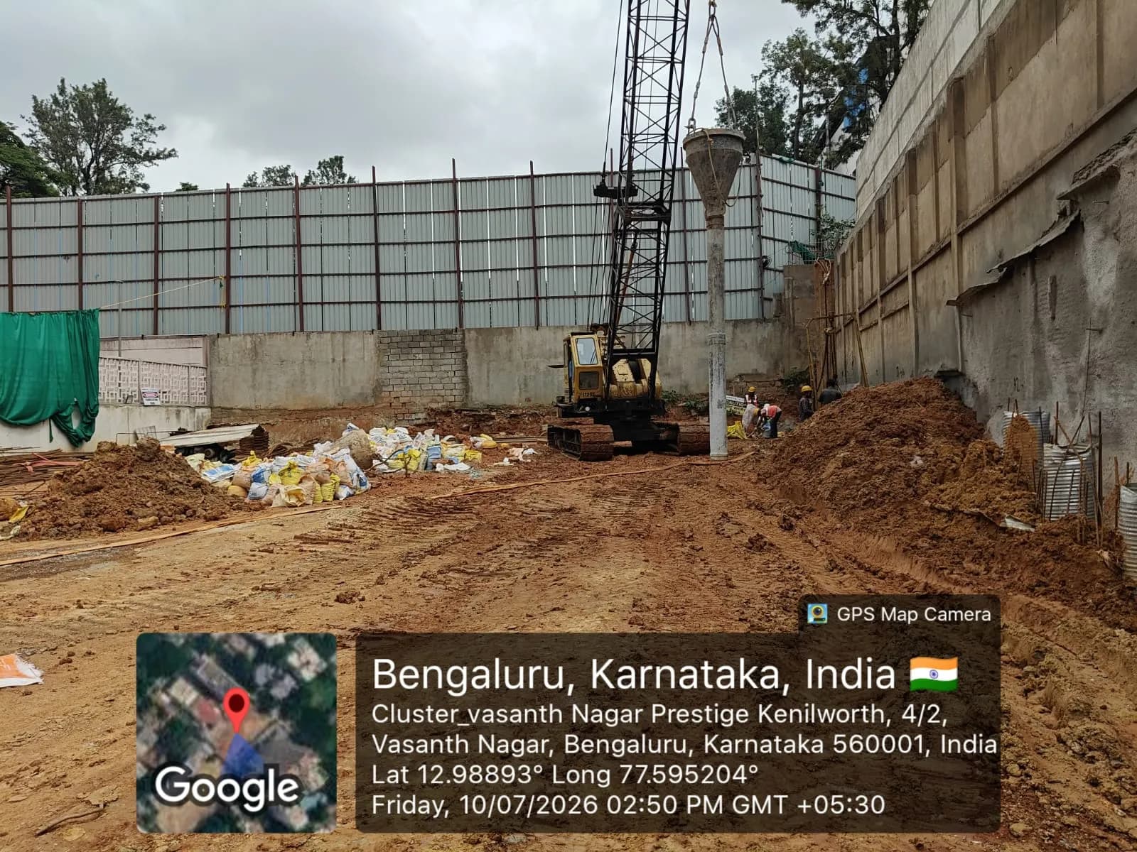 Umiya Prism: Site photo filed with Karnataka RERA