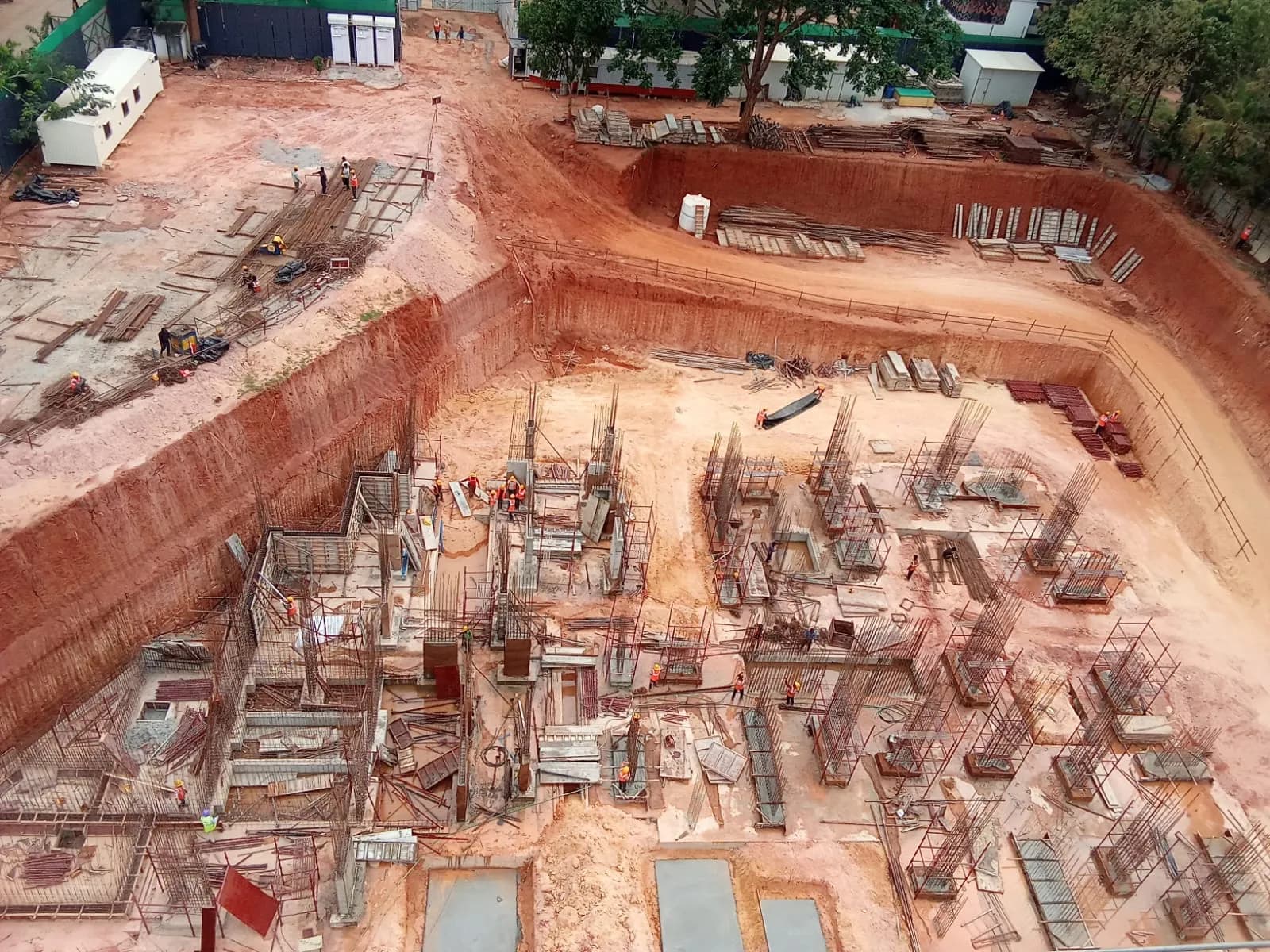Bollineni Vienna: Site photo filed with Karnataka RERA
