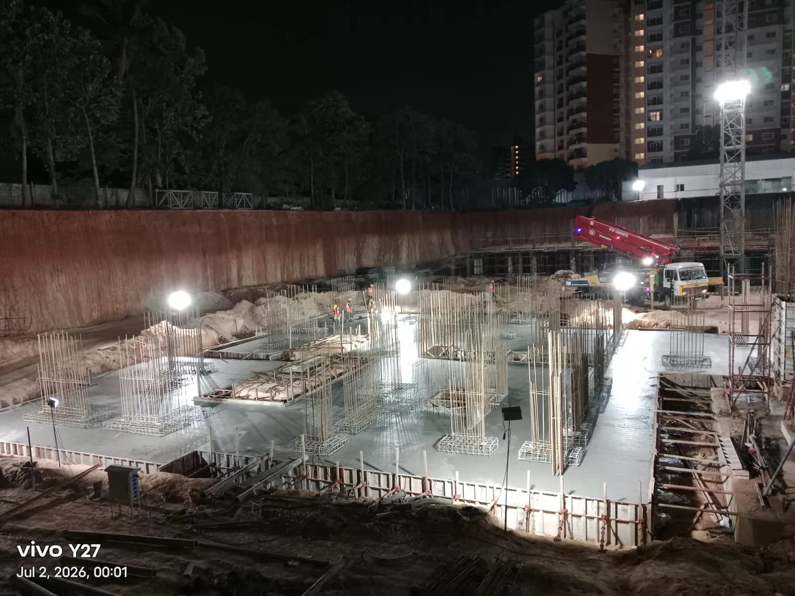 Bollineni Vienna: Site photo filed with Karnataka RERA