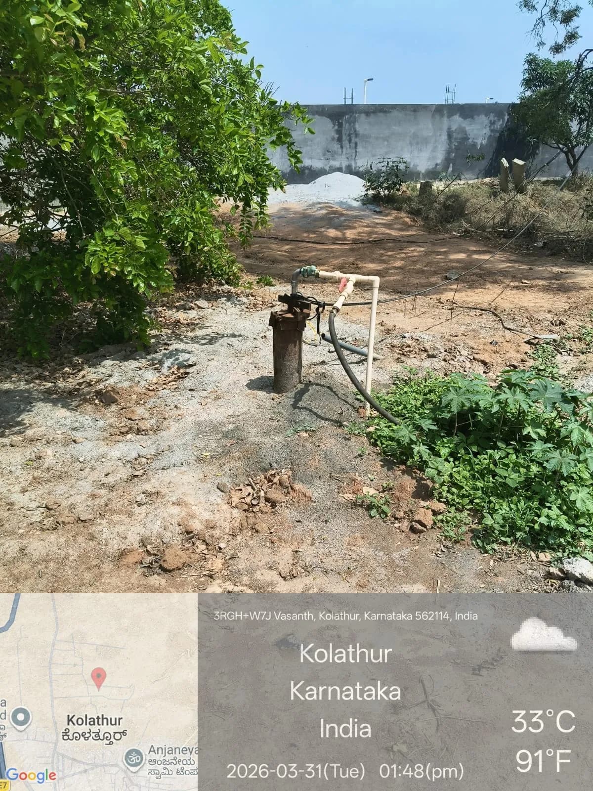 Alcor: Site photo filed with Karnataka RERA