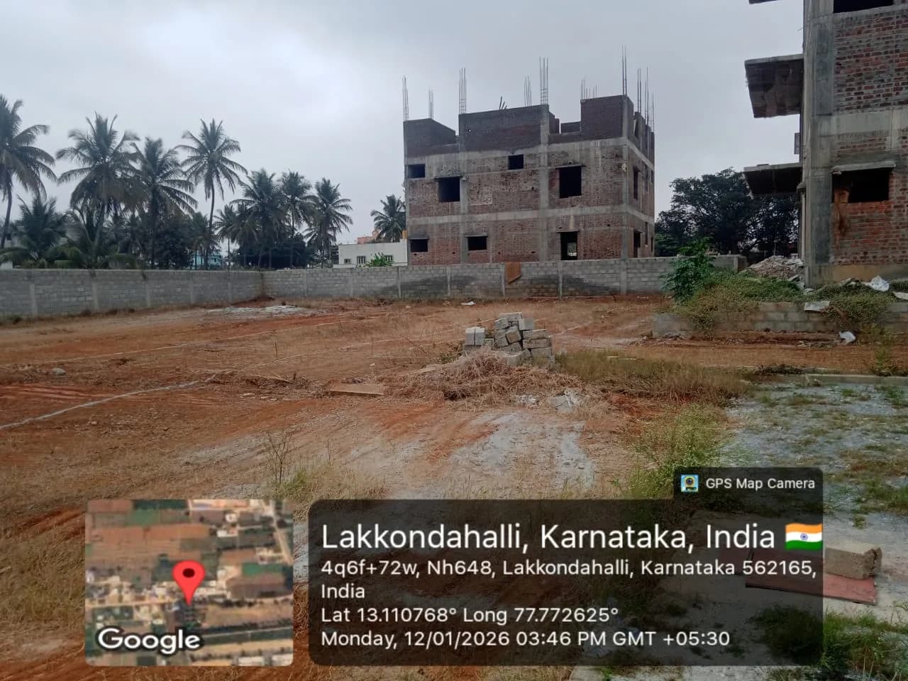 96 Brick wood Avenue: Site photo filed with Karnataka RERA